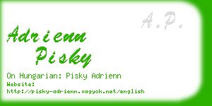 adrienn pisky business card